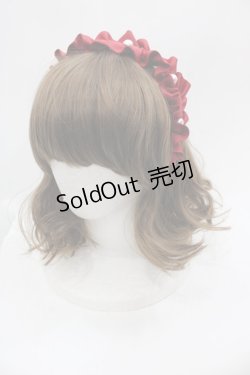 画像1: m petit by misako / AMPLカチューシャ  赤Ｘ白 I-25-05-08-093-LO-AC-HD-ZI