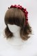 画像1: m petit by misako / AMPLカチューシャ  赤Ｘ白 I-25-05-08-093-LO-AC-HD-ZI (1)
