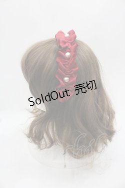 画像2: m petit by misako / AMPLカチューシャ  赤Ｘ白 I-25-05-08-093-LO-AC-HD-ZI