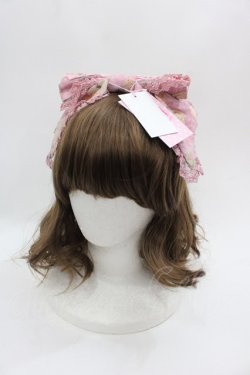 画像1: Angelic Pretty / Rose Museumカチューシャ  ピンク I-25-05-08-095-AP-AC-HD-ZI