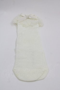 画像1: Angelic Pretty / Lacyクルー丈ソックス  白 I-25-05-08-012-AP-ZA-HD-ZI