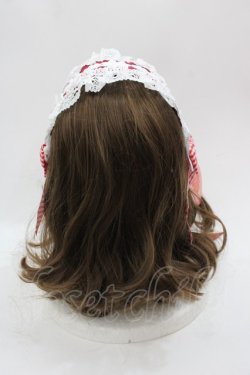 画像3: BABY,THE STARS SHINE BRIGHT / Emiliaギンガムヘッドドレス  赤Ｘ白 I-25-05-08-112-BA-AC-HD-ZI