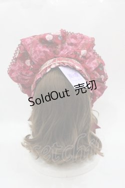 画像3: Angelic Pretty / True Rose Storyハーフボンネット  ワイン I-25-05-08-115-AP-AC-HD-ZI