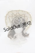 ALICE and the PIRATES / Sugar plum Fairy Queen ボンネット  生成り I-25-05-08-116-PA-AC-HD-ZI