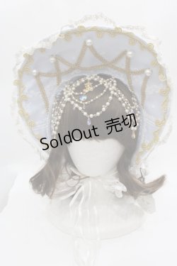 画像1: ALICE and the PIRATES / Sugar plum Fairy Queen ボンネット  サックス I-25-05-08-117-PA-AC-HD-ZI