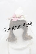 BABY,THE STARS SHINE BRIGHT / スターダストな魔法少女ハット  白Ｘ赤Ｘゴールド I-25-05-08-123-BA-AC-HD-ZI