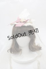 BABY,THE STARS SHINE BRIGHT / スターダストな魔法少女ハット  白Ｘ赤Ｘゴールド I-25-05-08-123-BA-AC-HD-ZI