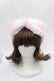 画像1: Ank Rouge / ストライプリボンボアヘアバンド  ピンクＸ白 I-25-05-08-125-CA-AC-HD-ZI (1)