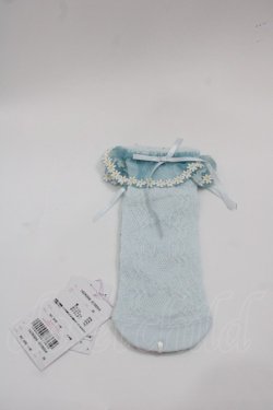 画像1: Angelic Pretty / マーガレットクルー丈ソックス  サックス I-25-05-08-002-AP-ZA-HD-ZI