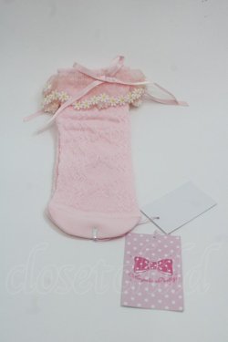 画像1: Angelic Pretty / マーガレットクルー丈ソックス  ピンク I-25-05-08-019-AP-ZA-HD-ZI