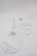 Angelic Pretty / Jewelryクルー丈ソックス  白 I-25-05-08-004-AP-ZA-HD-ZI