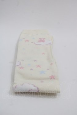画像1: BABY,THE STARS SHINE BRIGHT / Toy's Fluffy Dream柄オーバーニーソックス  生成 I-25-05-08-038-BA-ZA-HD-ZI