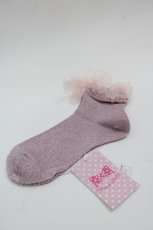 画像1: Angelic Pretty / Twinkle Glitterクルー丈ソックス  ピンク I-25-05-08-005-AP-ZA-HD-ZI (1)