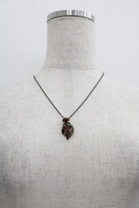 Michal Negrin / ストーンモチーフネックレス  赤ＸAGD I-25-05-11-046-LO-AC-HD-ZI