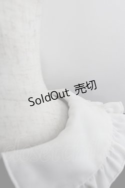 画像3: Ank Rouge / フリル襟半袖トップス  黒Ｘ白 I-25-05-11-070-CA-TO-HD-ZI