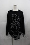 Candy Stripper / BROKEN BEAR KNIT 2 黒 I-25-05-11-079-PU-TO-HD-ZI