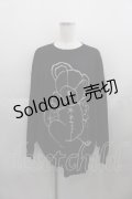 Candy Stripper / BROKEN BEAR KNIT 2 黒 I-25-05-11-079-PU-TO-HD-ZI