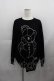 画像1: Candy Stripper / BROKEN BEAR KNIT 2 黒 I-25-05-11-079-PU-TO-HD-ZI (1)