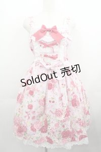 BABY,THE STARS SHINE BRIGHT / スローモーションブーケ〜あの日の私の想い〜柄ジャンパースカートI  ピンク I-25-05-11-084-BA-OP-HD-ZI