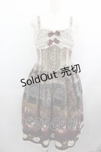 ALICE and the PIRATES / 薔薇の花舞う闇夜の晩餐会ジャンパースカートI  茶 I-25-05-11-087-PA-OP-HD-ZI