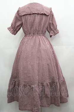 画像2: m petit by misako / AM*ギンガムCHKワンピース M 赤チェック I-25-05-11-100-LO-OP-HD-ZI