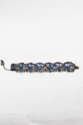 Michal Negrin / フラワーチェーンブレスレット  青ＸAGD I-25-05-11-013-LO-AC-HD-ZI
