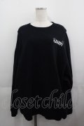 Candy Stripper / CANDY PARADE SWEAT ONE-PIECE 2 黒Ｘ白 I-25-05-11-117-PU-OP-HD-ZI