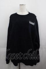 Candy Stripper / CANDY PARADE SWEAT ONE-PIECE 2 黒Ｘ白 I-25-05-11-117-PU-OP-HD-ZI
