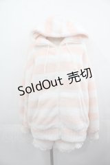 Ank Rouge / ボーダーボアルームウェアセット  ピンクＸ白 I-25-05-11-122-CA-OP-HD-ZI