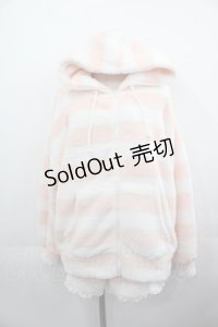 Ank Rouge / ボーダーボアルームウェアセット  ピンクＸ白 I-25-05-11-122-CA-OP-HD-ZI
