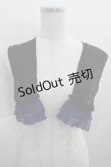 Moi-meme-Moitie / 逆十字オリジナルレースアームカバー  黒Ｘ青 I-25-05-11-019-MO-ZA-HD-ZI