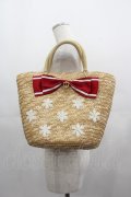 BABY,THE STARS SHINE BRIGHT / Junoの祝福と鳥たちのAriaかごBag  ブラウンＸ赤 I-25-05-11-022-BA-BG-HD-ZI
