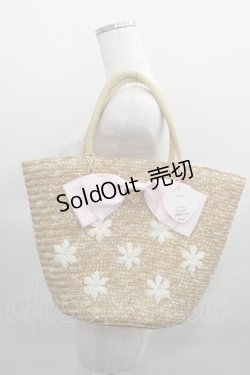 画像1: BABY,THE STARS SHINE BRIGHT / Junoの祝福と鳥たちのAriaかごBag  ブラウンＸピンク I-25-05-11-023-BA-BG-HD-ZI