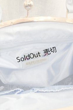 画像3: BABY,THE STARS SHINE BRIGHT / BAG Curious gardenガマ口バッグ  サックス I-25-05-11-026-BA-BG-HD-ZI