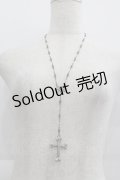 Q-pot. / Bone Cross Rosary Necklace  シルバー I-25-05-11-031-QP-AC-HD-ZI