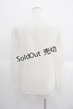 画像2: Franche Lippee / ミニリンゴ刺繍ブラウス  アイボリー I-25-05-14-042-LO-BL-HD-ZI