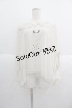 画像1: Franche Lippee / ドットペンギンプリントシフォンブラウス  アイボリーＸ黒 I-25-05-14-043-LO-BL-HD-ZI