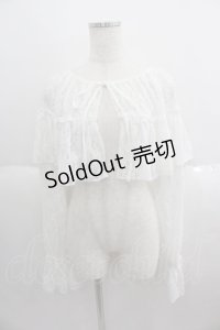 merry jenny / 長袖レースボレロ  白 I-25-05-14-050-LO-TO-HD-ZI