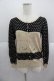 画像1: Franche Lippee / とりさん刺繍ドットカーディガン  黒Ｘベージュ I-25-05-14-068-LO-TO-HD-ZI (1)