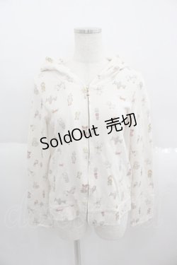 画像1: Franche Lippee / おもちゃ総柄パーカー  アイボリー I-25-05-14-071-LO-TO-HD-ZI
