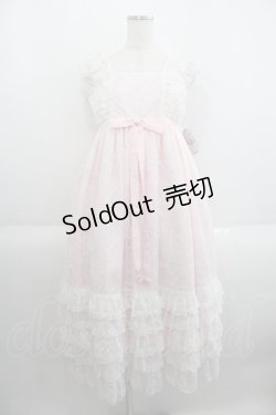 画像1: Angelic Pretty / Sharonジャンパースカート  ピンクＸ白 I-25-05-14-081-AP-OP-HD-ZI