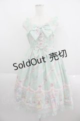 Angelic Pretty / Fancy Whipジャンパースカート  ミント I-25-05-14-082-AP-OP-HD-ZI