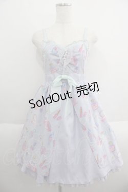 画像1: Angelic Pretty / Dreamy Girlハイウエストジャンパースカート  ラベンダー I-25-05-14-083-AP-OP-HD-ZI