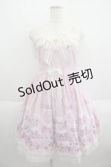 BABY,THE STARS SHINE BRIGHT / 雪の女王〜スノードームに秘めた「永遠」のカケラ〜柄ジャンパースカートI  ピンク I-25-05-14-085-BA-OP-HD-ZI