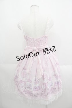 画像2: BABY,THE STARS SHINE BRIGHT / 雪の女王〜スノードームに秘めた「永遠」のカケラ〜柄ジャンパースカートI  ピンク I-25-05-14-085-BA-OP-HD-ZI