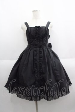 画像1: Angelic Pretty / Chelsea Girlジャンパースカート  黒 I-25-05-14-089-AP-OP-HD-ZI