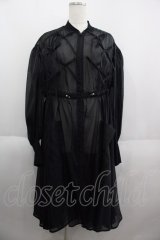 Candy Stripper / RIBBON SHEER DRESS　ワンピース  黒 I-25-05-14-111-PU-OP-HD-ZI