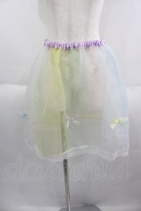Nile Perch / オーガンジースカート  レインボーＸラベンダー I-25-05-14-113-LO-SK-HD-ZI