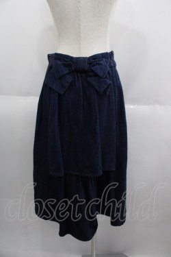 画像2: Franche Lippee / ウエストリボンデニムスカート  青デニム I-25-05-14-115-LO-SK-HD-ZI