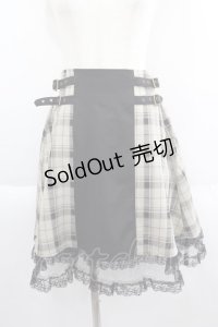 axes femme POETIQUE / ベルトデザインスカパン M グレーチェックＸ黒 I-25-05-14-118-AX-PA-HD-ZI